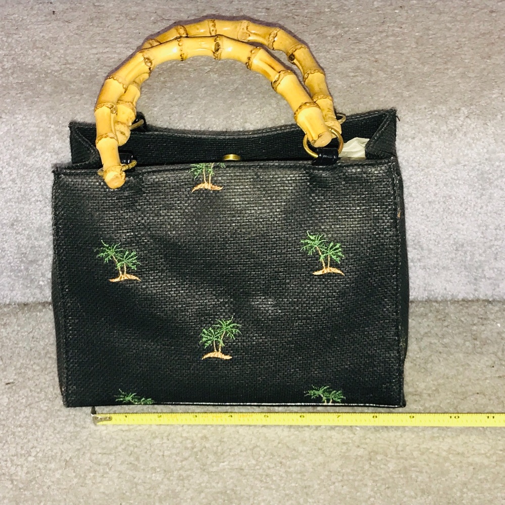 Sunny Hawaii Palm trees bamboo handles